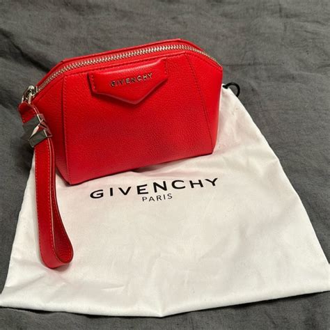 givenchy antigona clutch red|givenchy antigona for women.